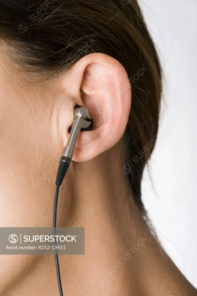 Woman ear plugs