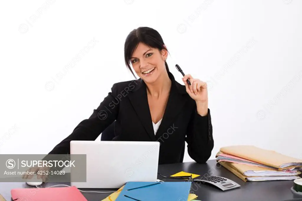 Woman office work