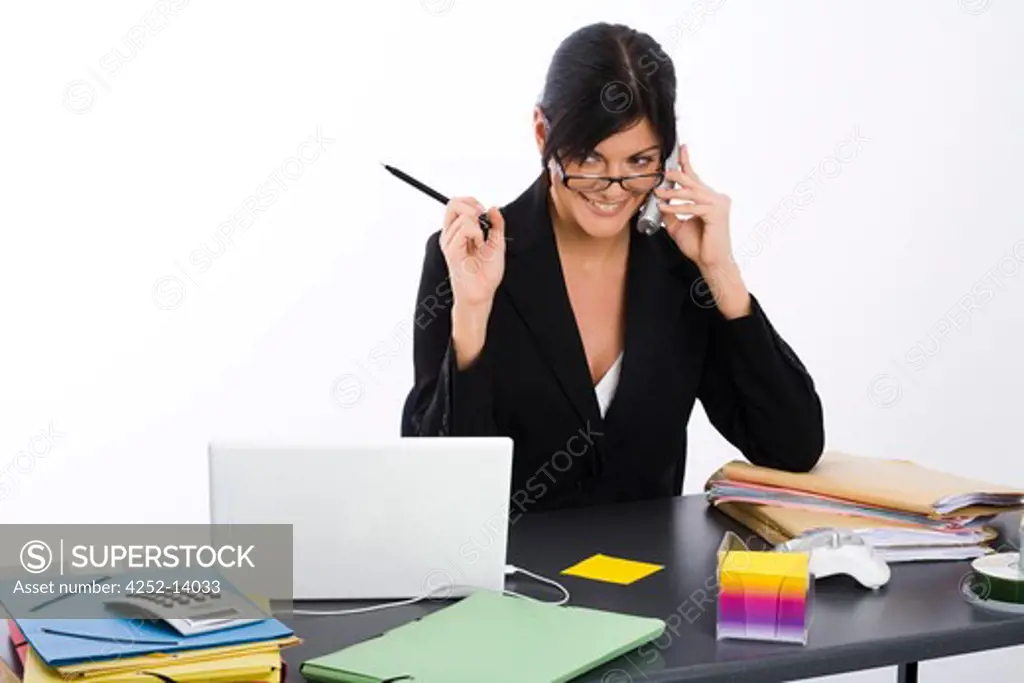 Woman office work