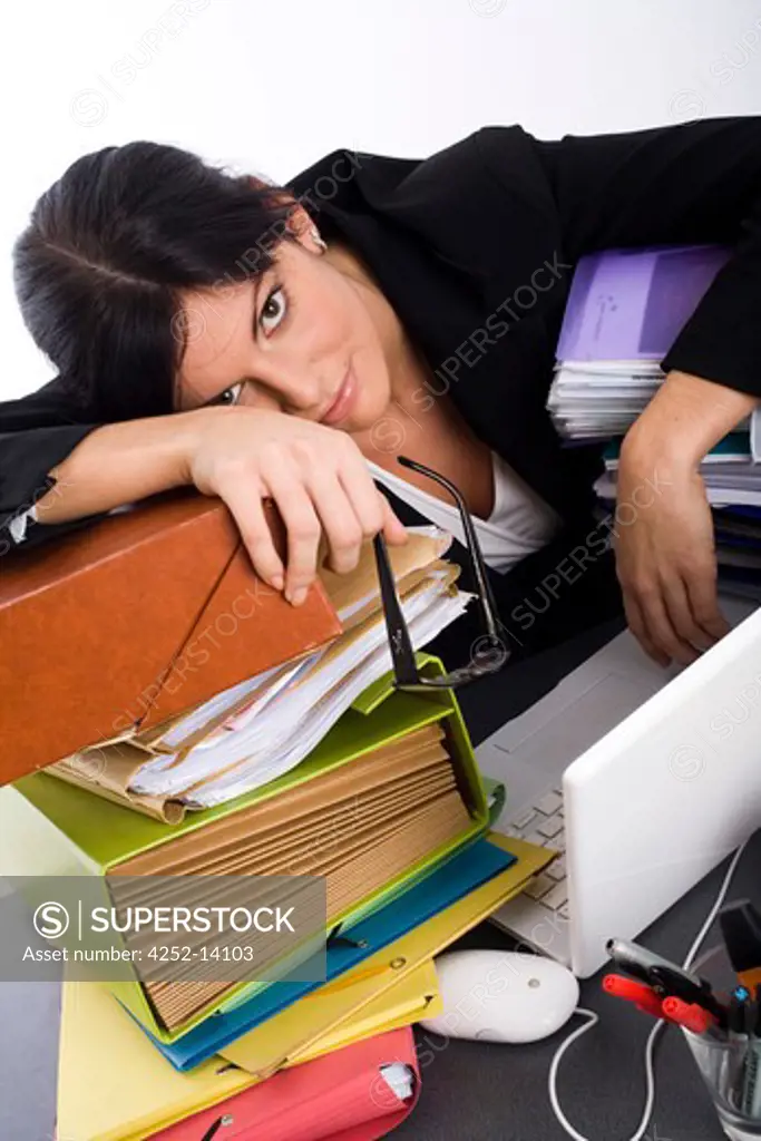 Woman overwork