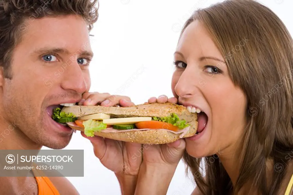 Couple sandwich