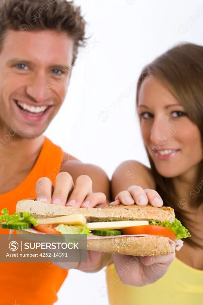 Couple sandwich