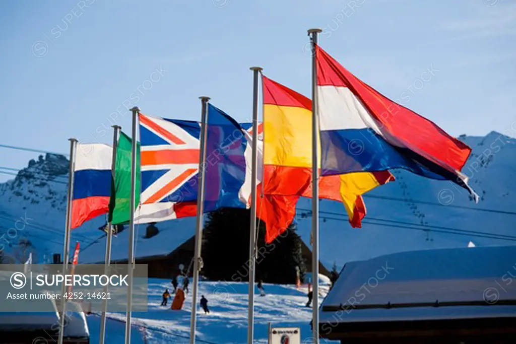 Station flags
