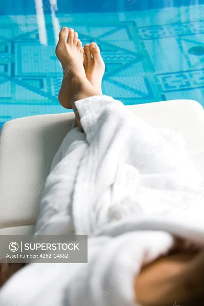 Woman spa relaxing