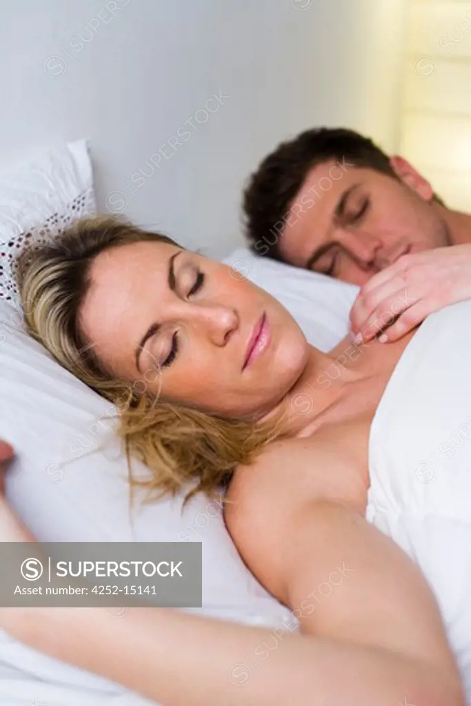 Couple sleeping