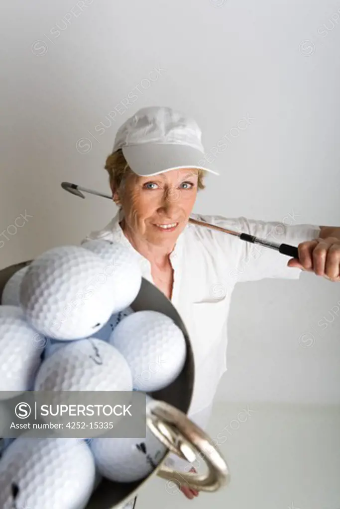 Woman golf