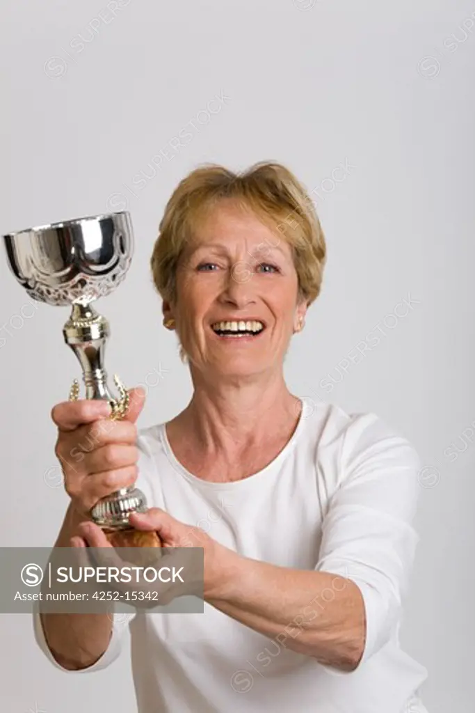 Woman trophy