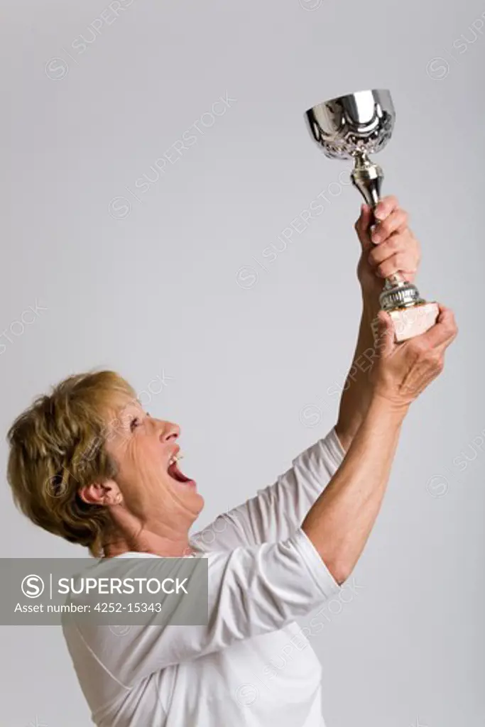 Woman trophy