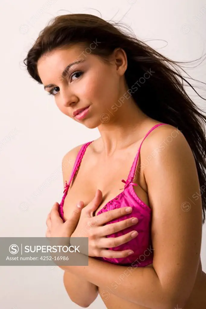 Woman lingerie portrait