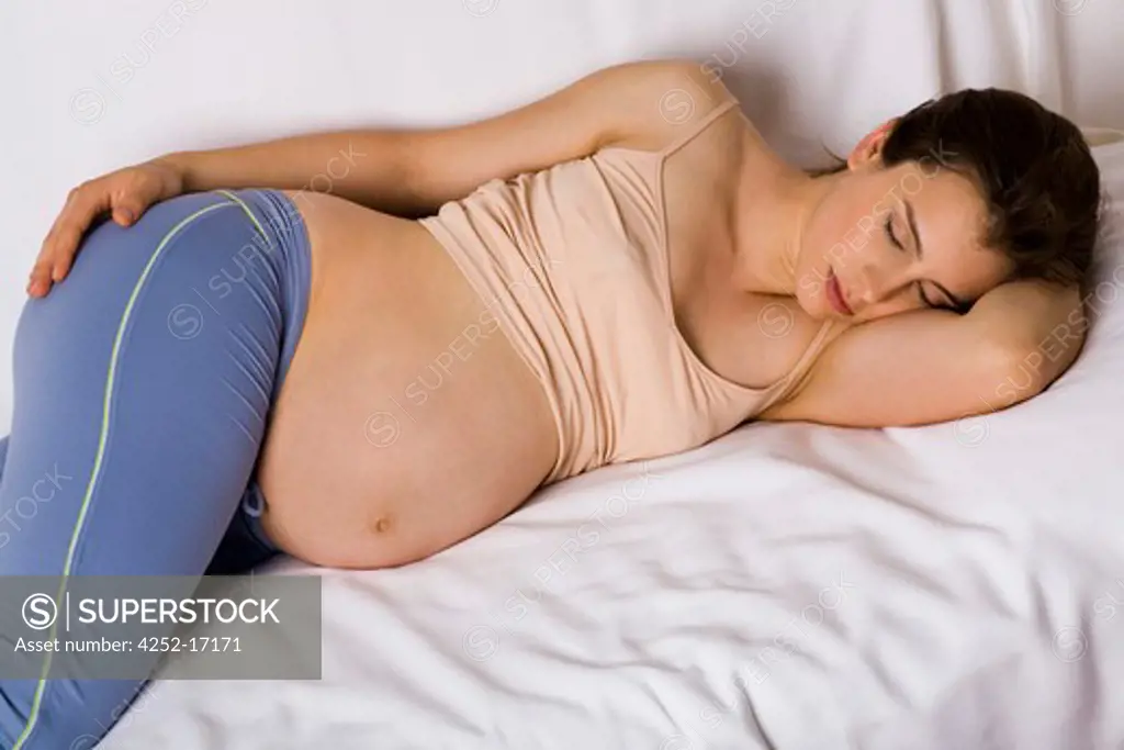 Pregnant woman rest