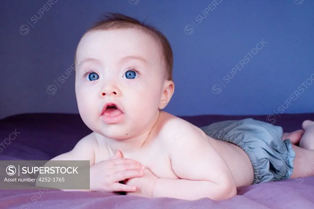 Baby surprised