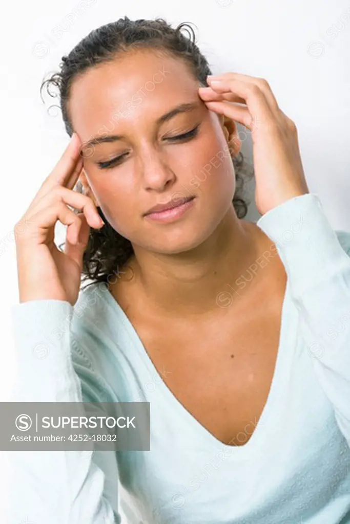 Woman headache