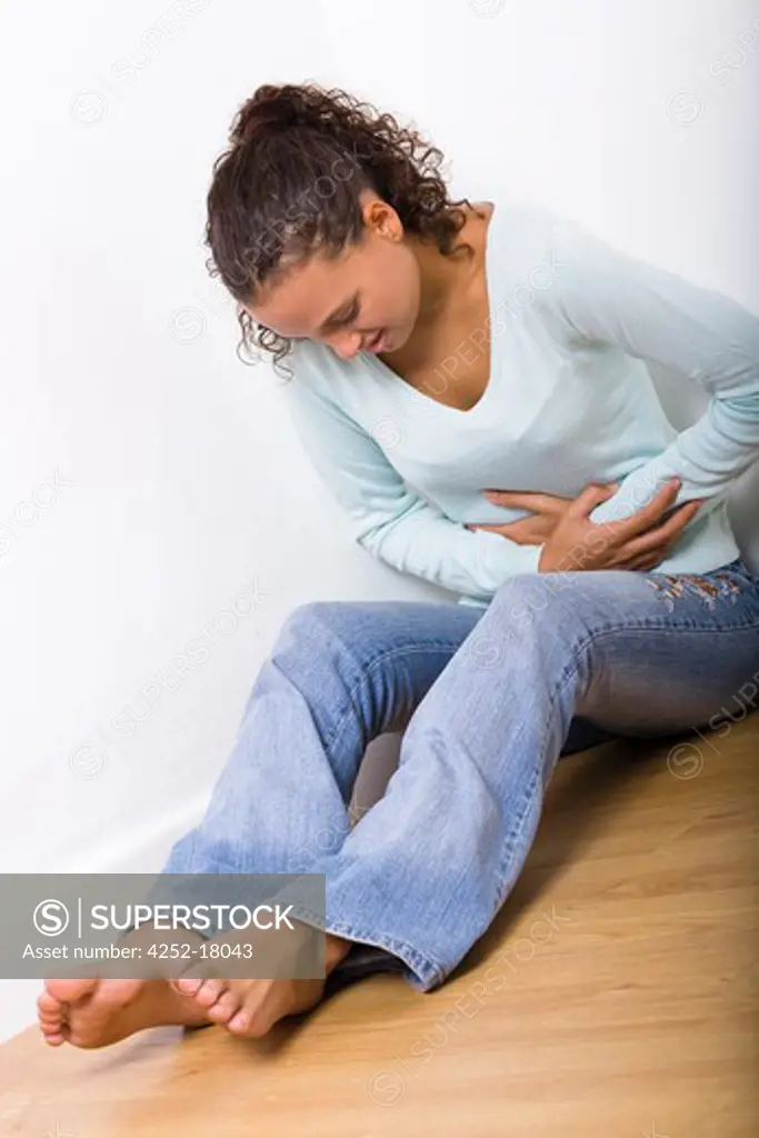 Woman belly pain