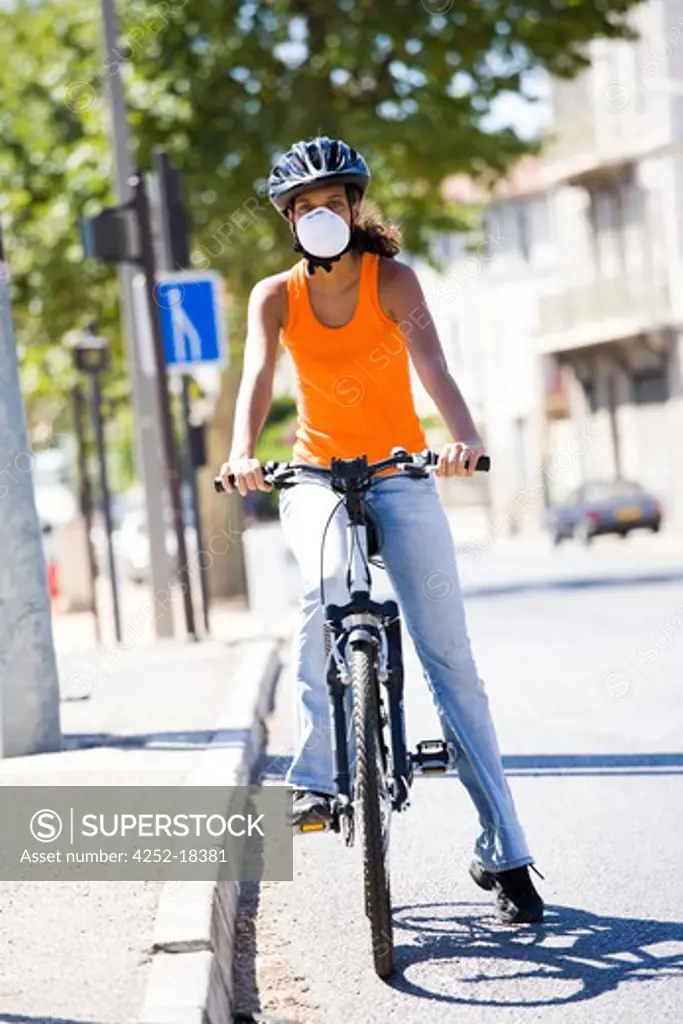 Woman pollution.
