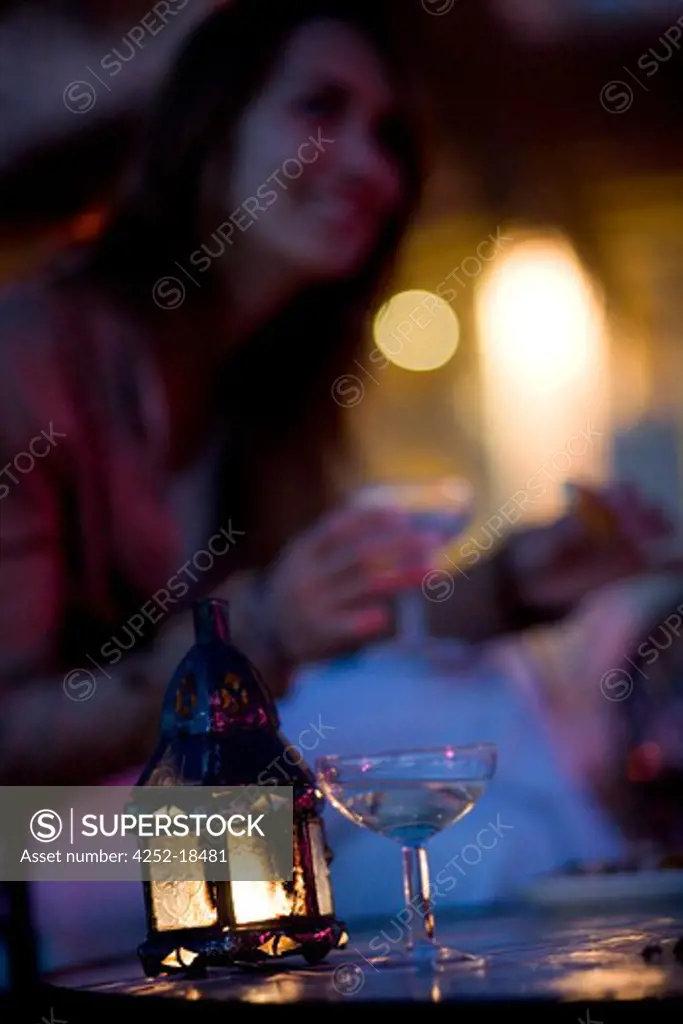 Lantern wine glass.