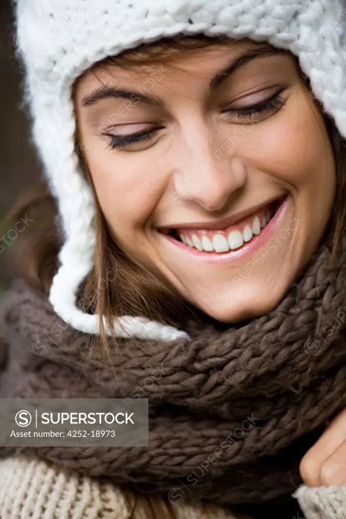 Woman winter cap