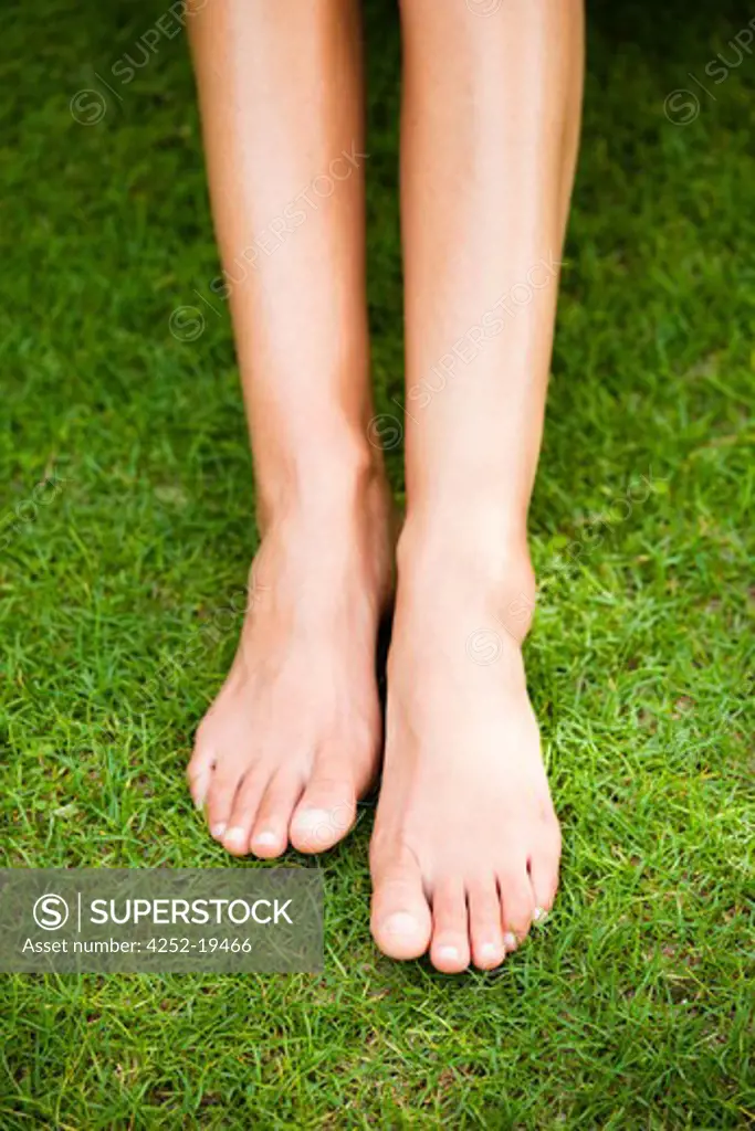 Woman feet beauty