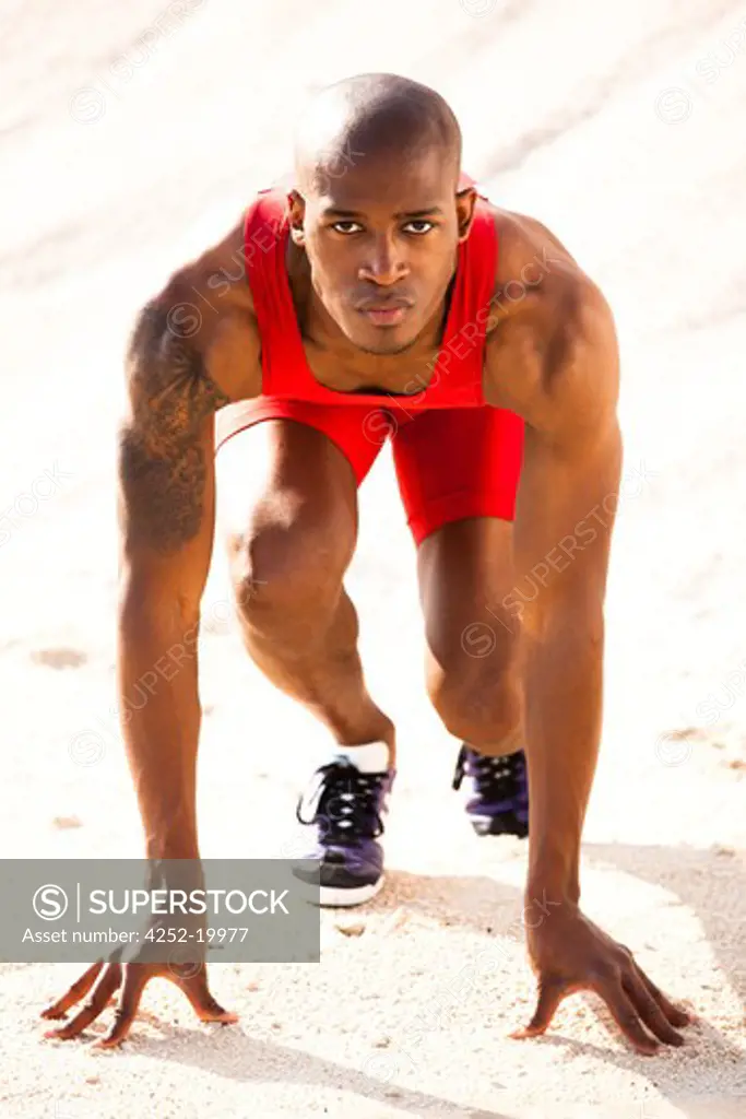 Man athletism race