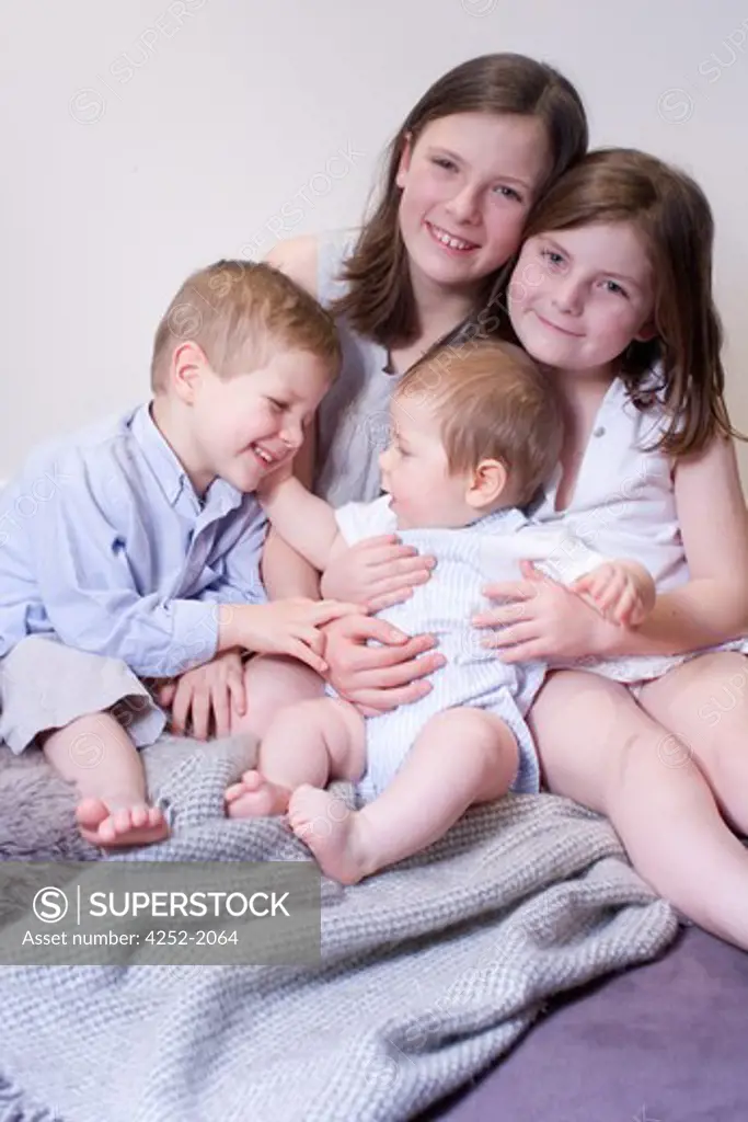 Family children tenderness