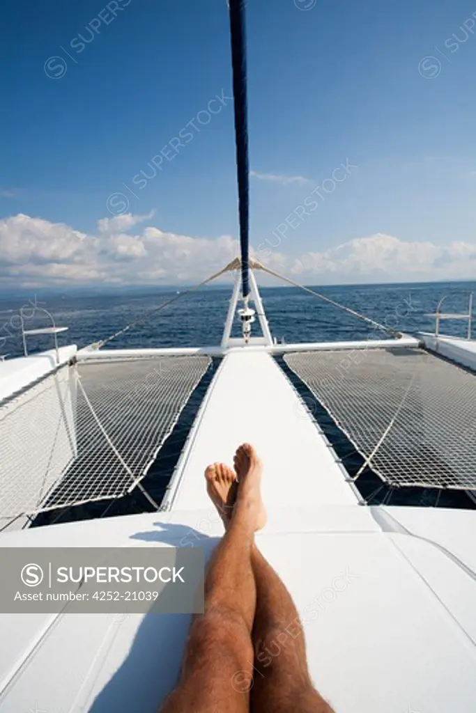 Man holidays seafaring