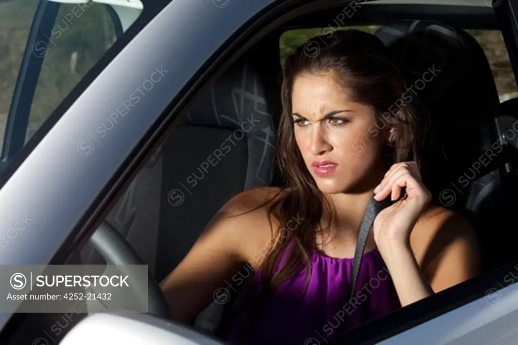 Woman problem driving