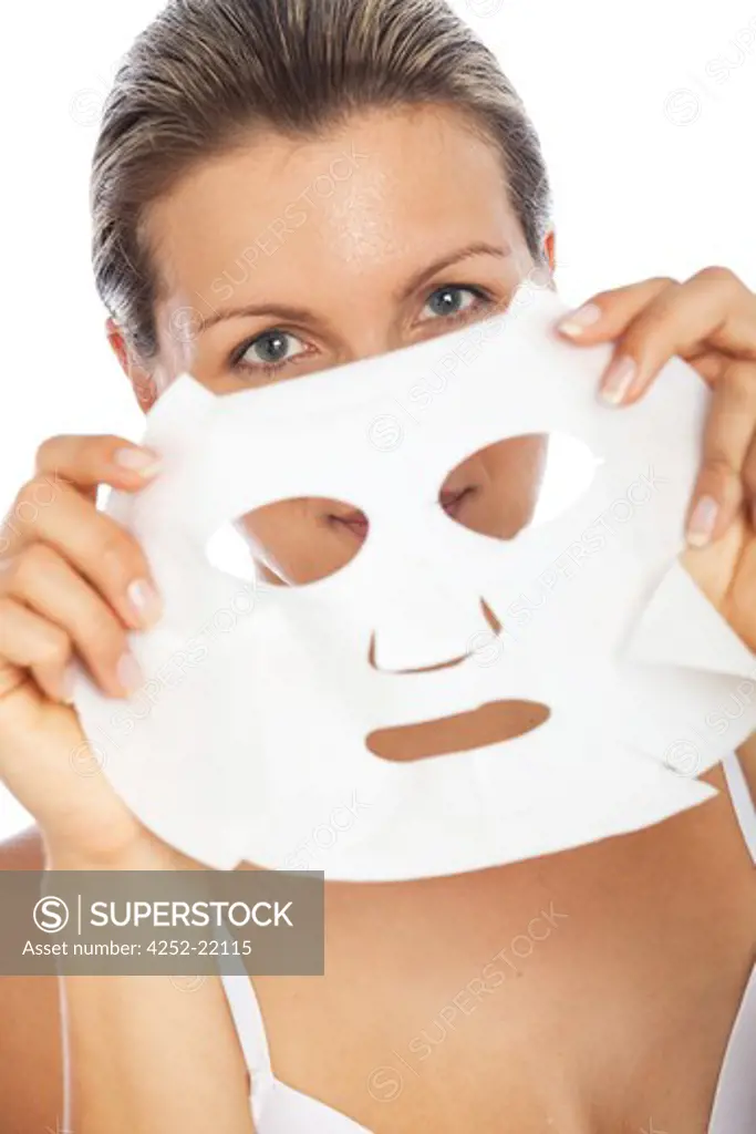 Woman facial mask