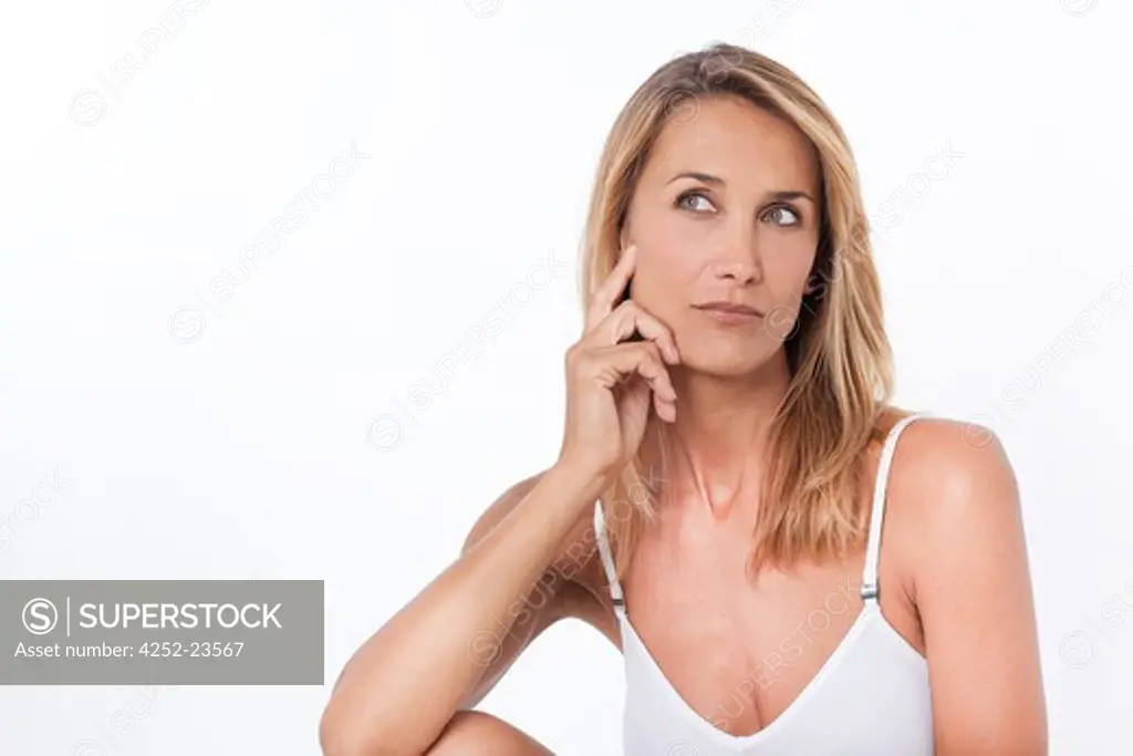 Woman thinking