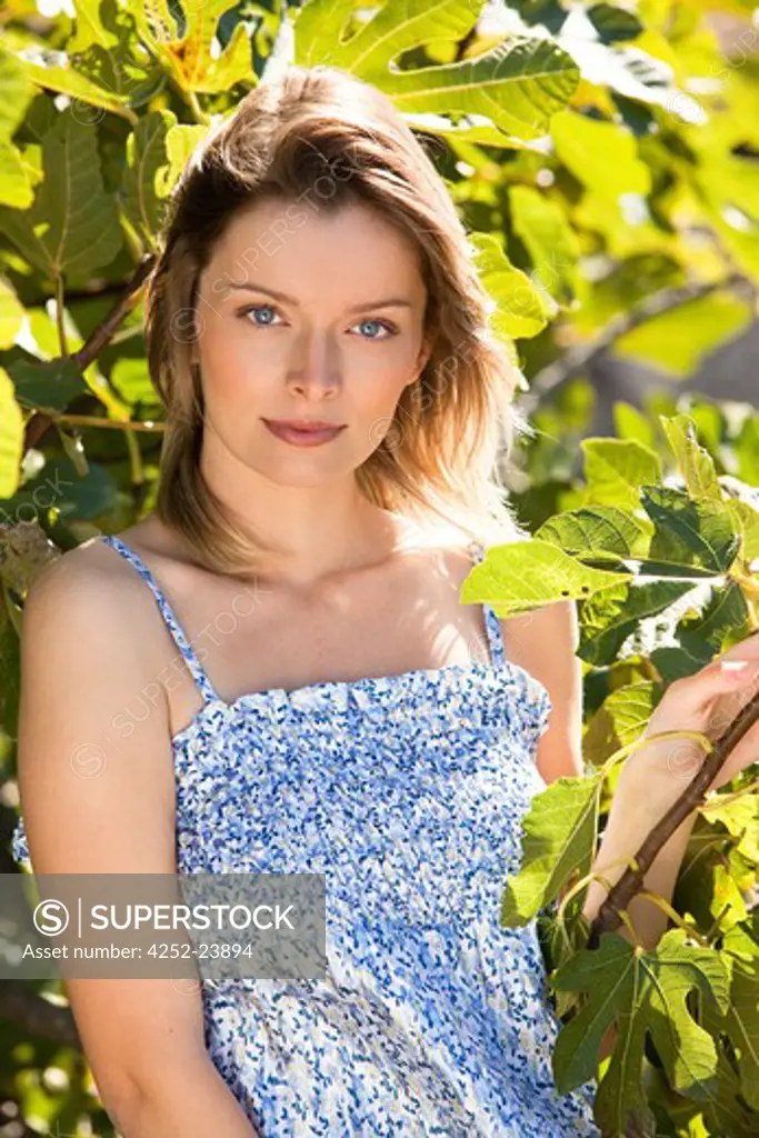 Woman fig tree