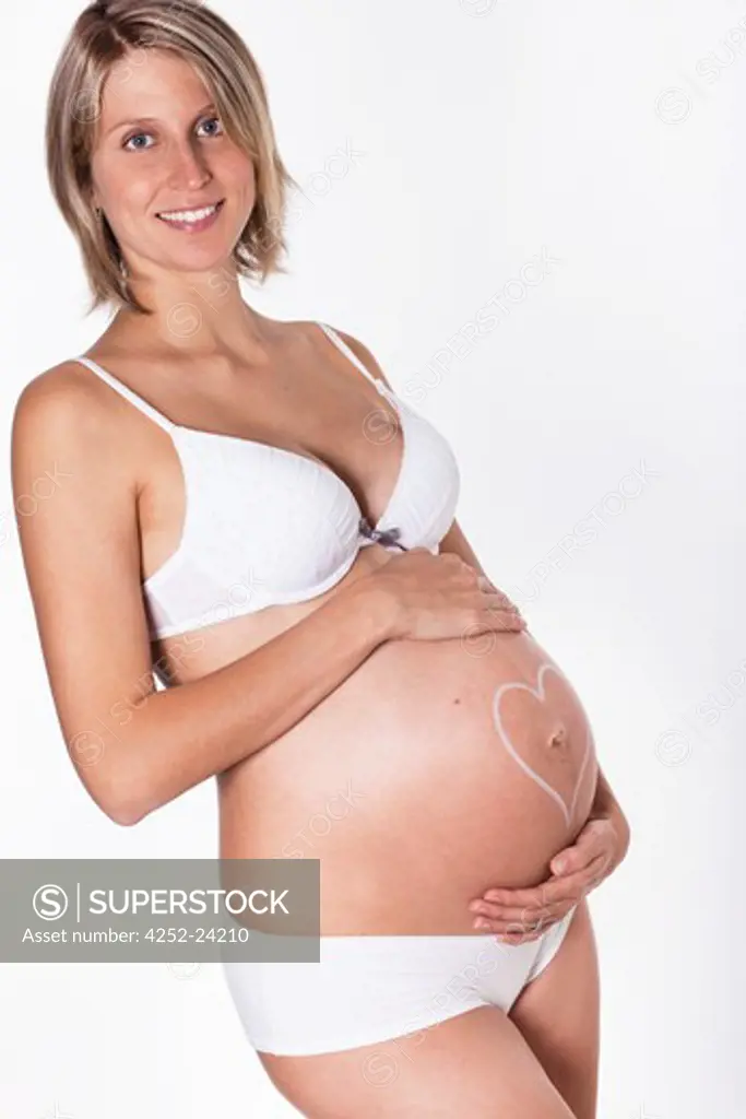 Pregnant woman heart
