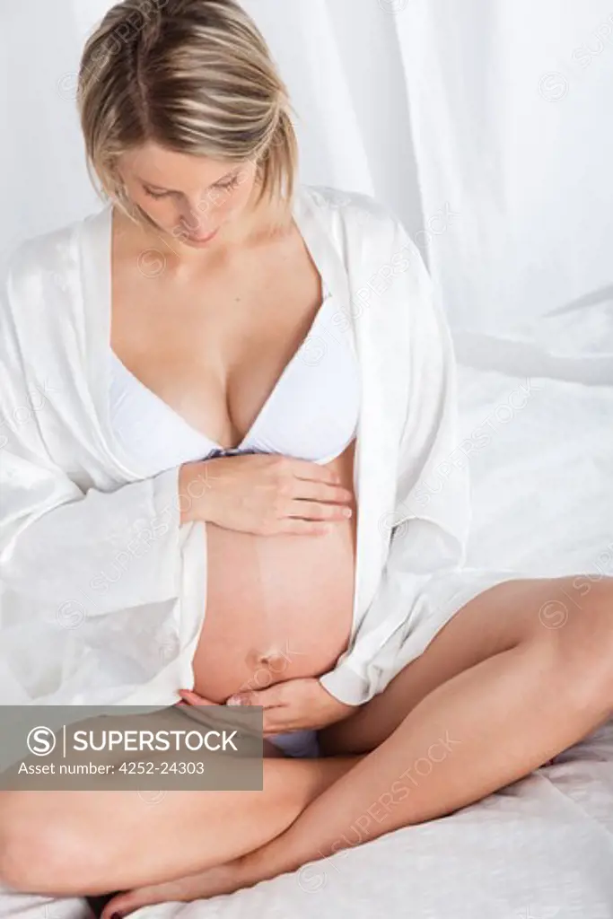 Pregnant woman motherhood
