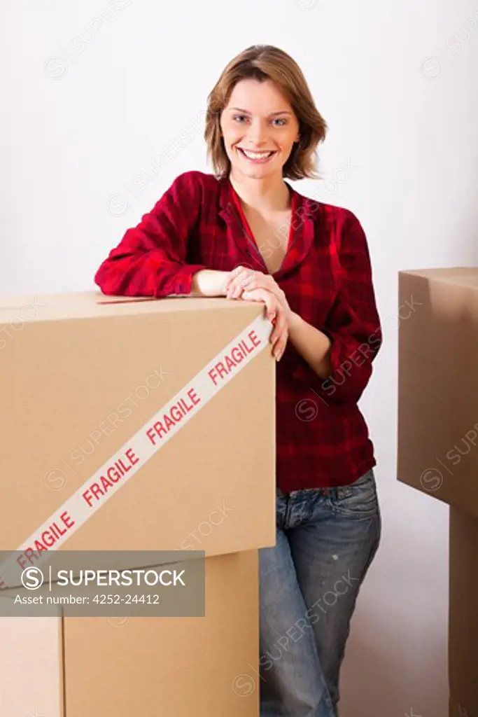 Woman moving