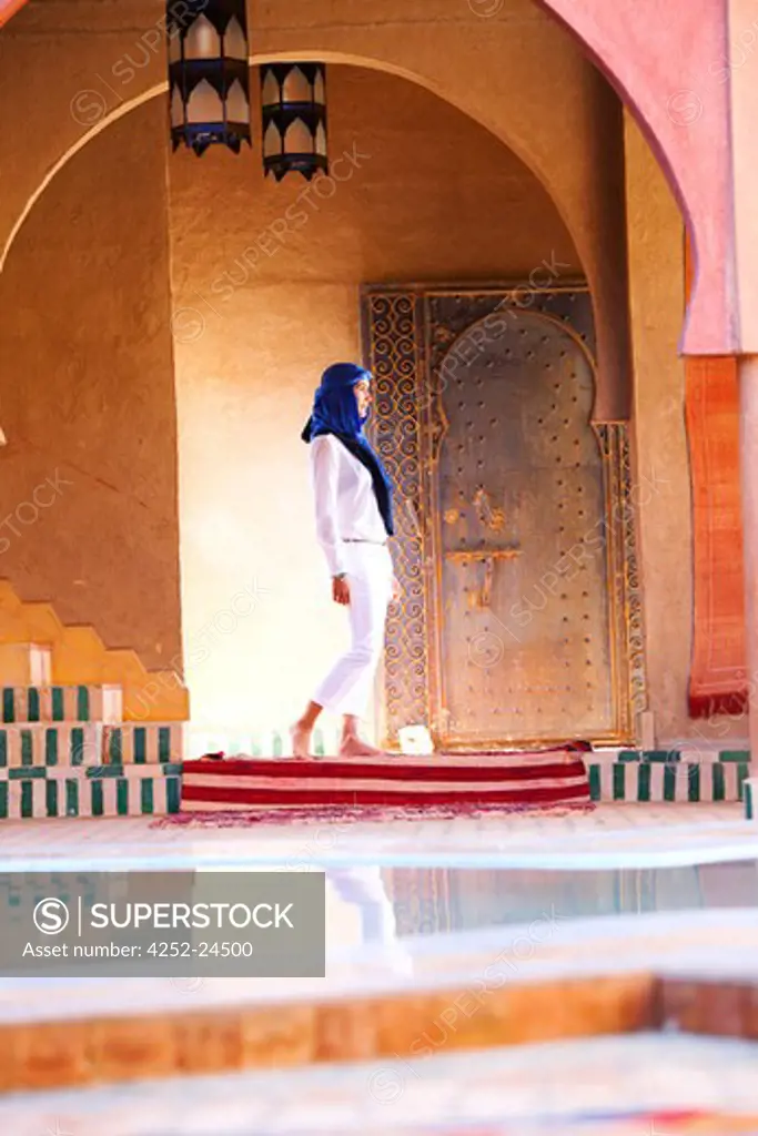 Woman moroccan Riad