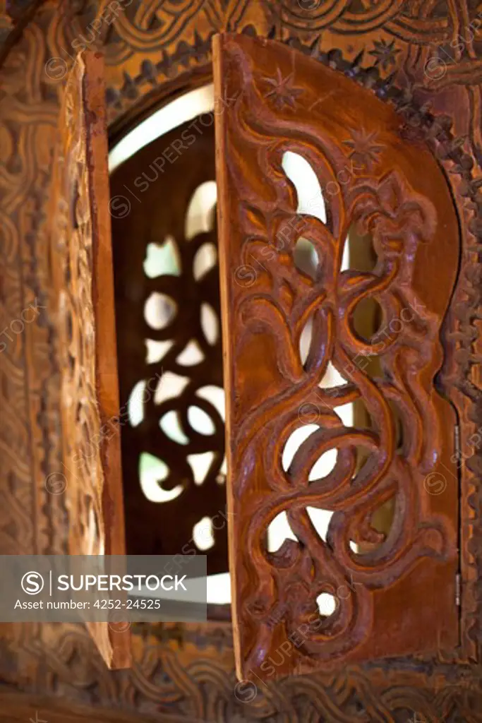 Wooden shutters Morocco