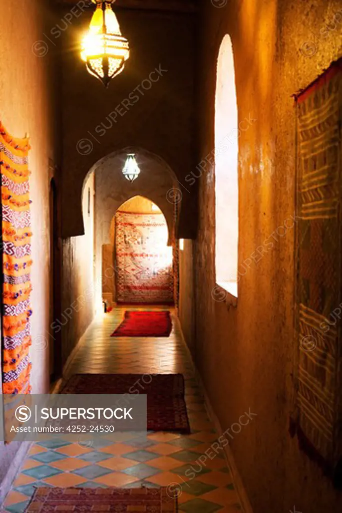 Hallway moroccan riad