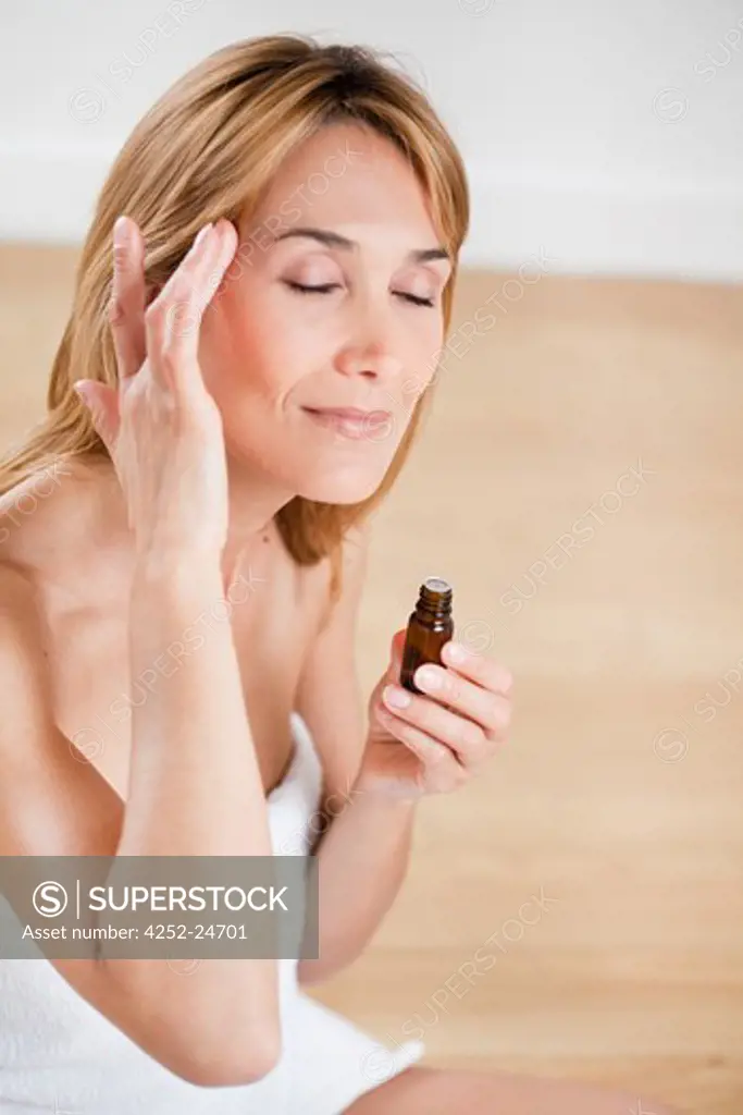 Woman essential oil