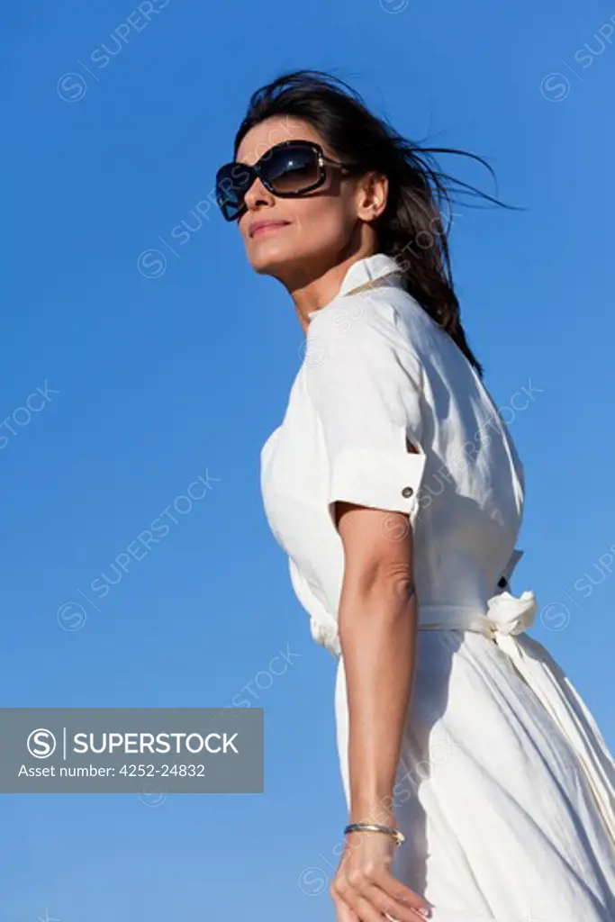 Woman sun summer