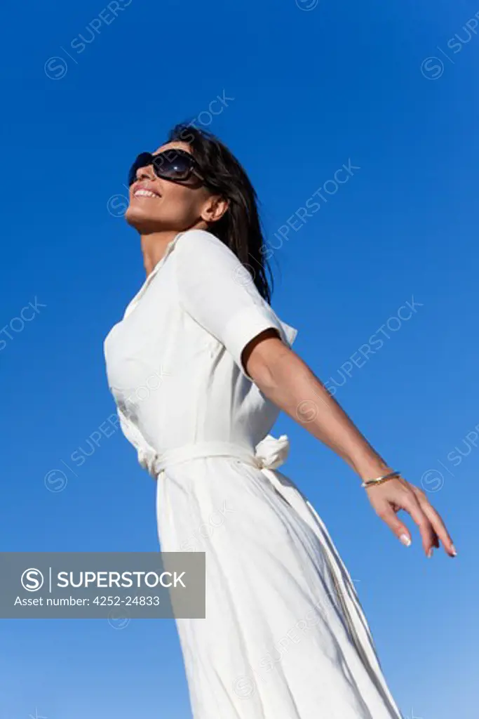 Woman sun summer