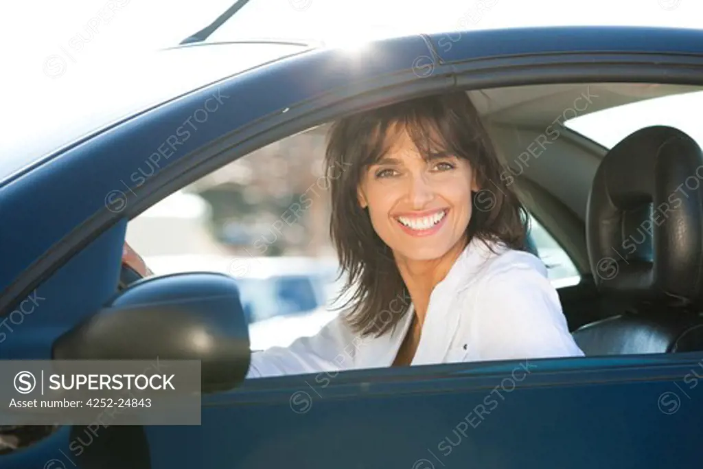 Woman car