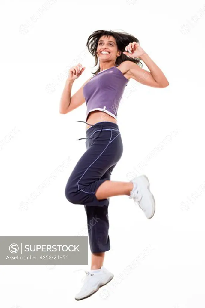 Woman energy sport