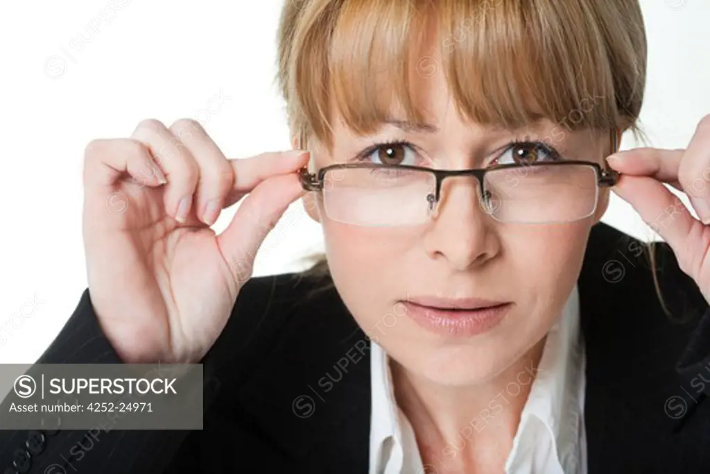 Woman eyeglasses