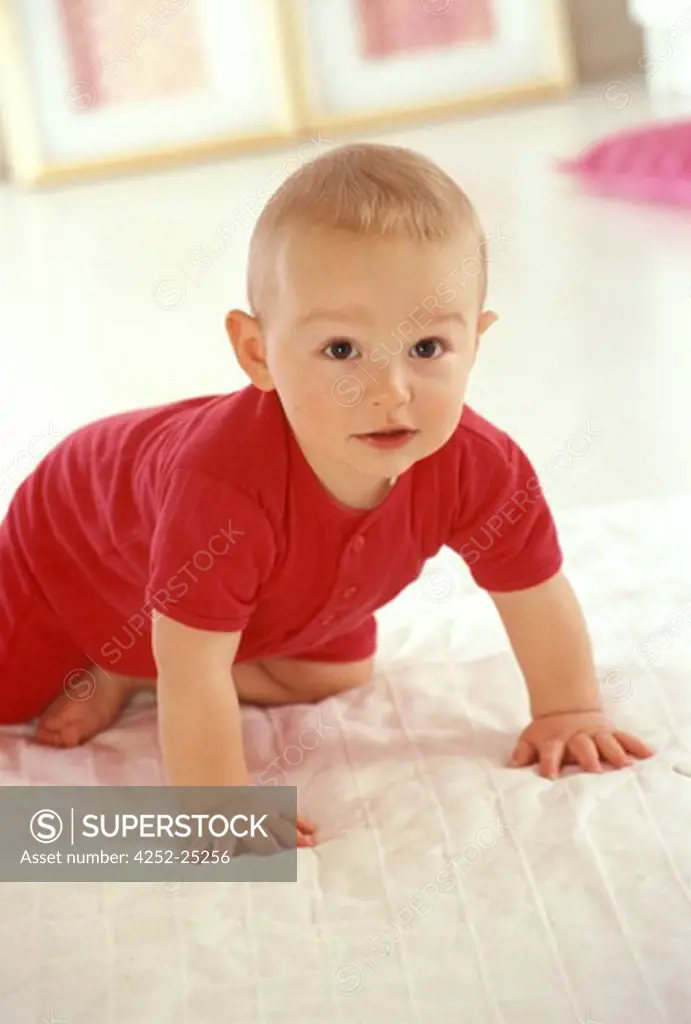 children inside boy portrait baby crawling