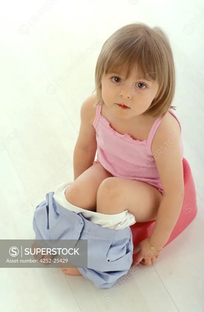 Child and potty