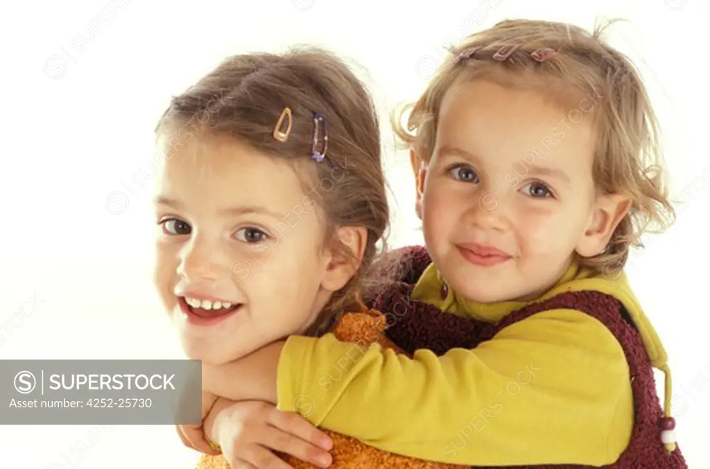 Headshot of two little girls