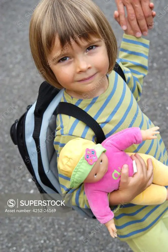 Little girl backpack