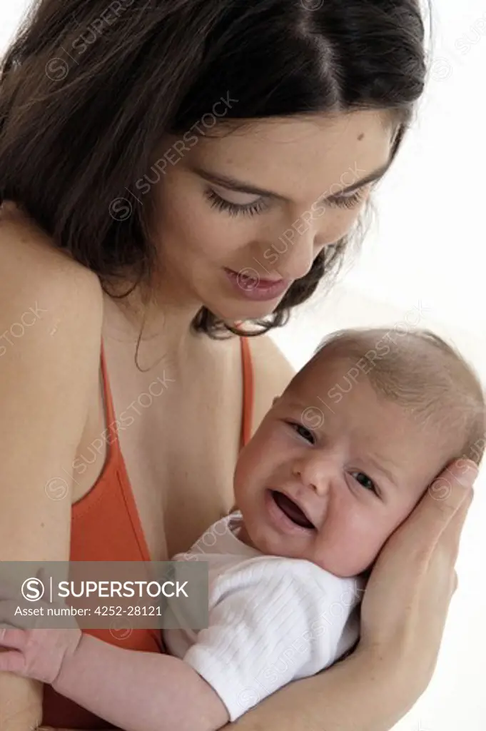 Woman and baby