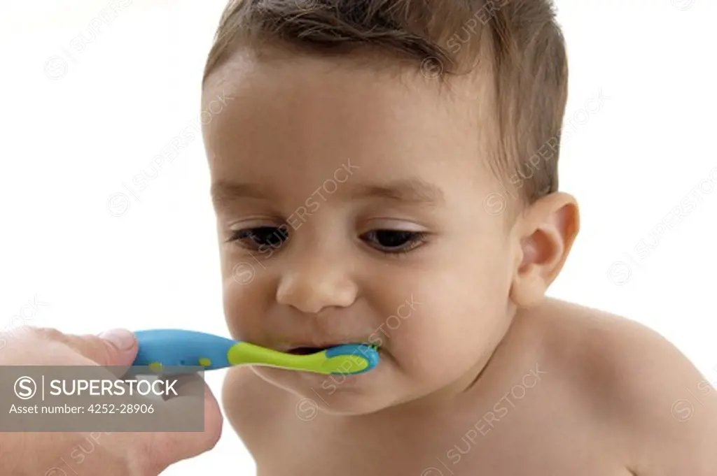 Baby toothbrush.