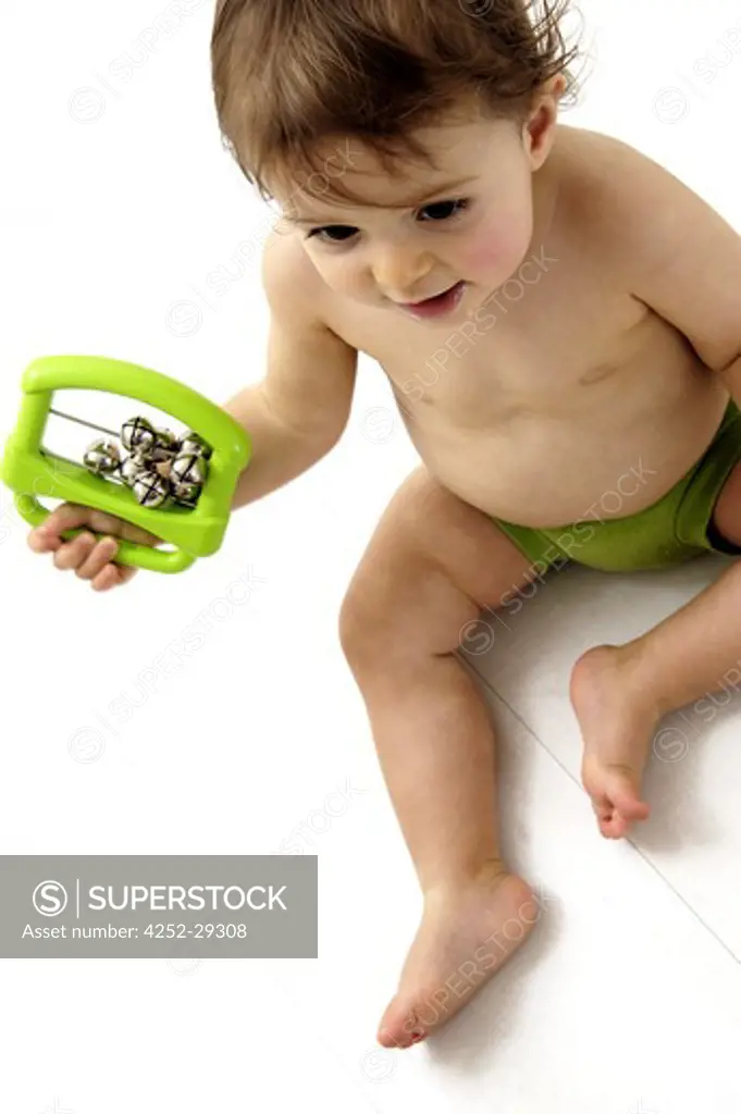 Baby tambourine toy