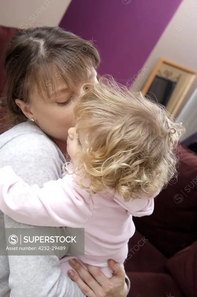 Woman child tenderness