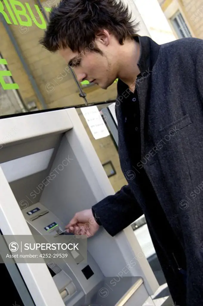 Teenager cash point