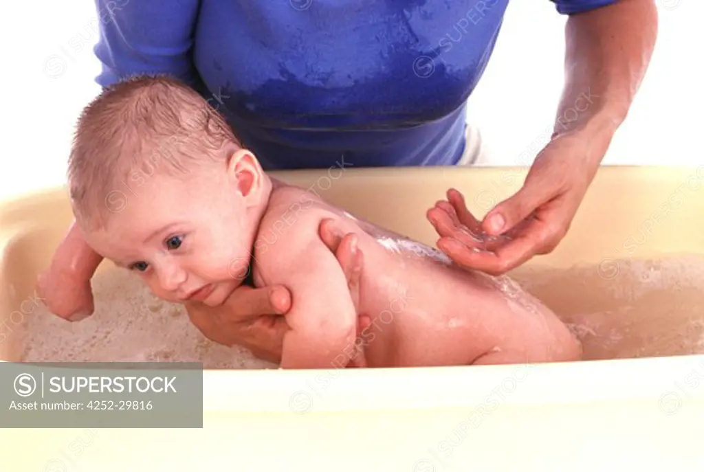 Baby bath.